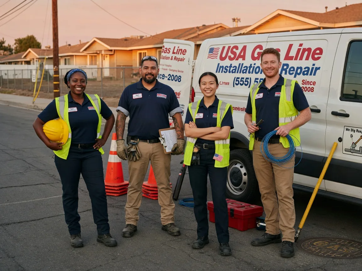 Gas Line Installation company in Hitchcock, TX